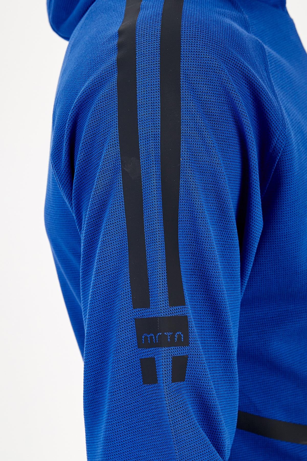 Maraton Sportswear Regular Erkek Kapşonlu  Uzun Kol Basic Eşofman Üstü 18852