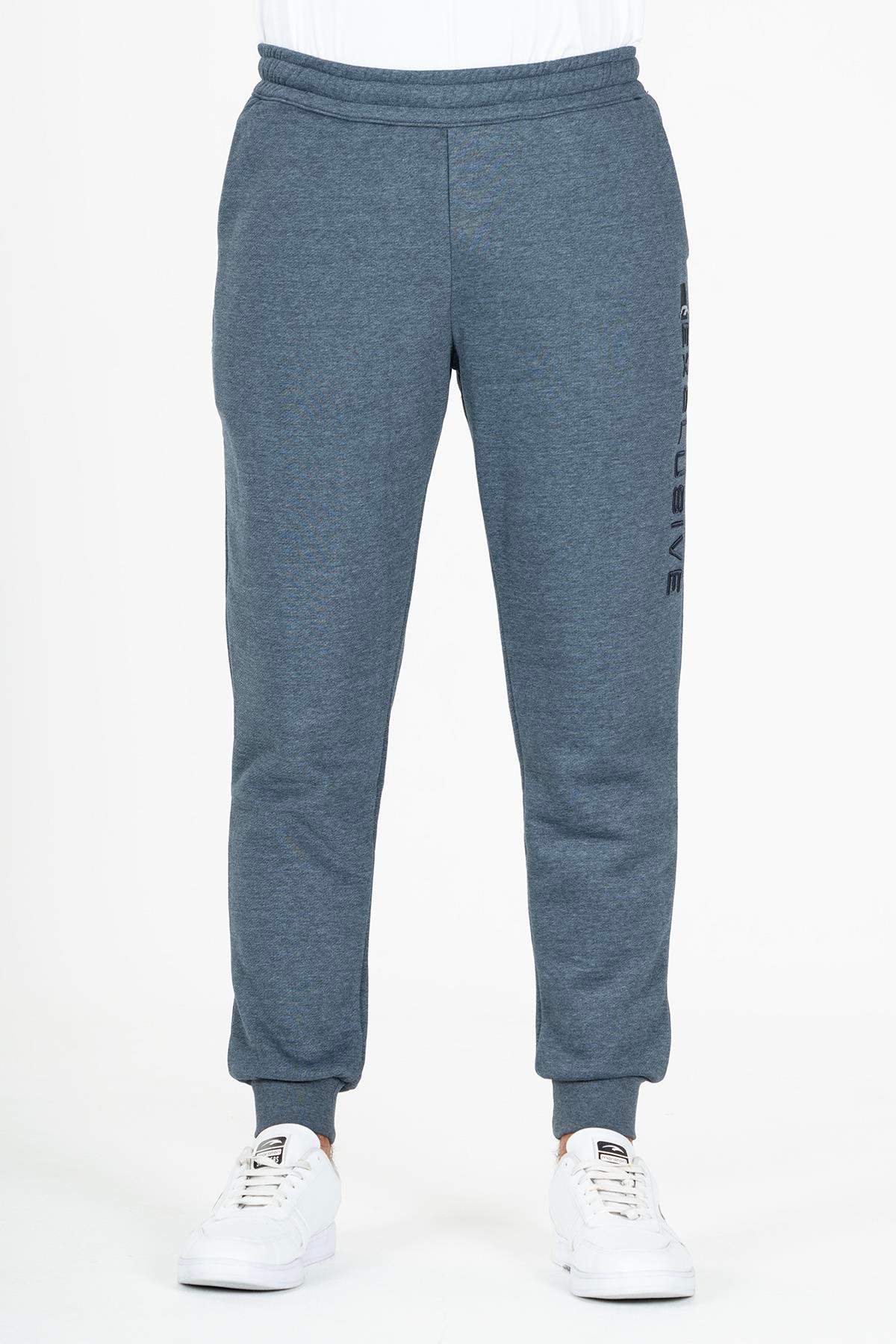 Maraton Sportswear Regular Erkek  Ribana Paça  Basic Eşofman Altı 22360