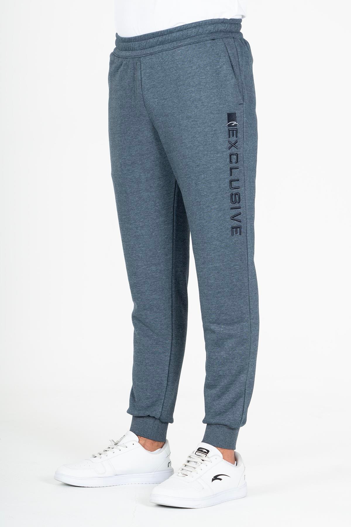 Maraton Sportswear Regular Erkek  Ribana Paça  Basic Eşofman Altı 22360