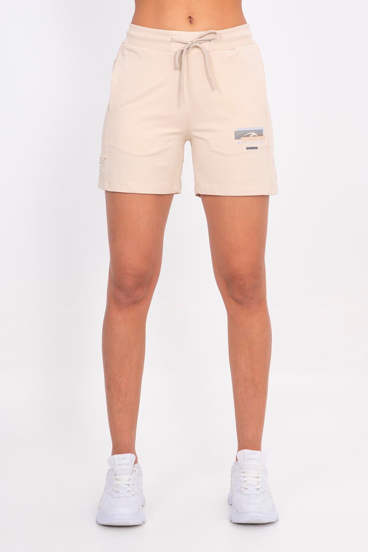 Maraton Sportswear Regular Kadın    Basic Şort 20726