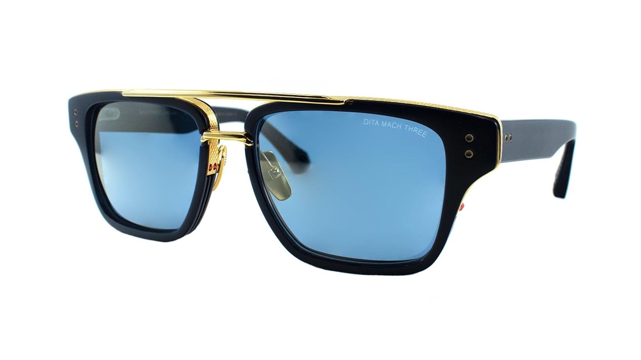 DITA  DRX 2059-C NVY GLD 55 55-17 Unisex  Güneş Gözlüğü