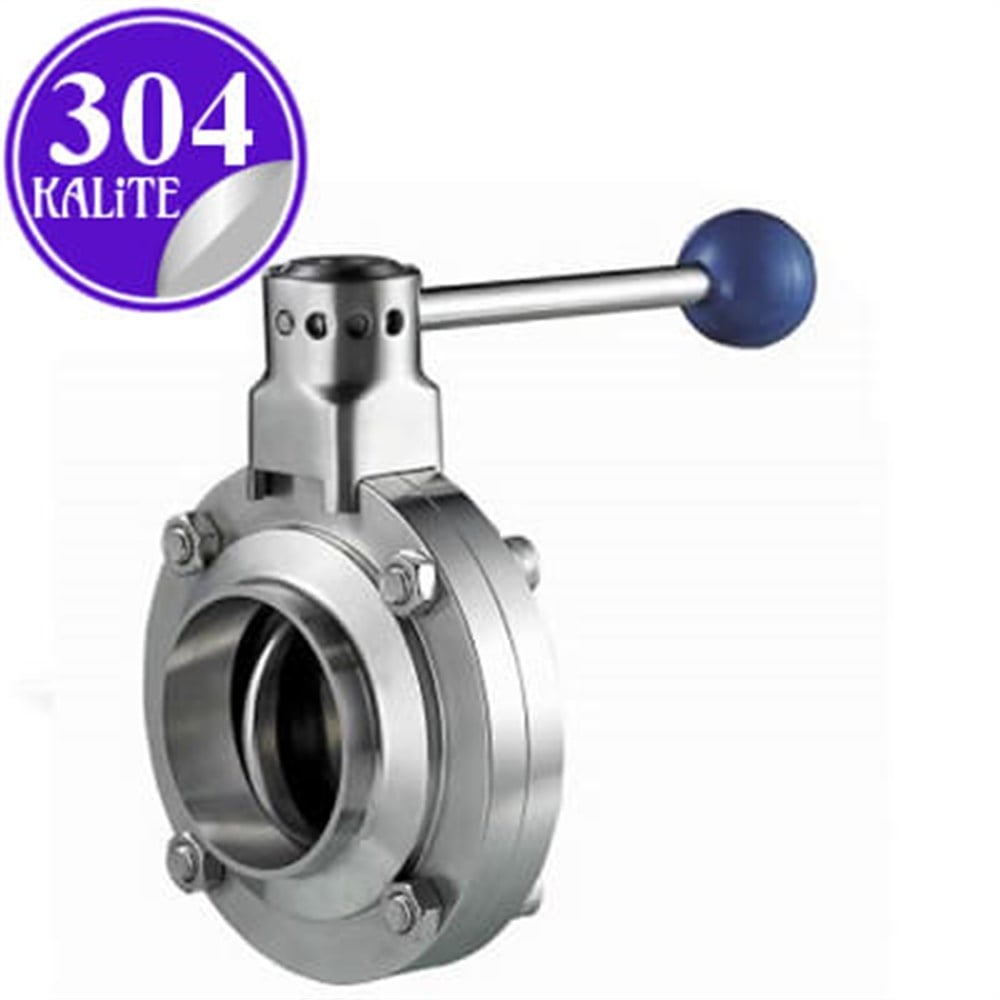 PASLANMAZ ÇELİK 304 KALİTE KELEBEK VANA