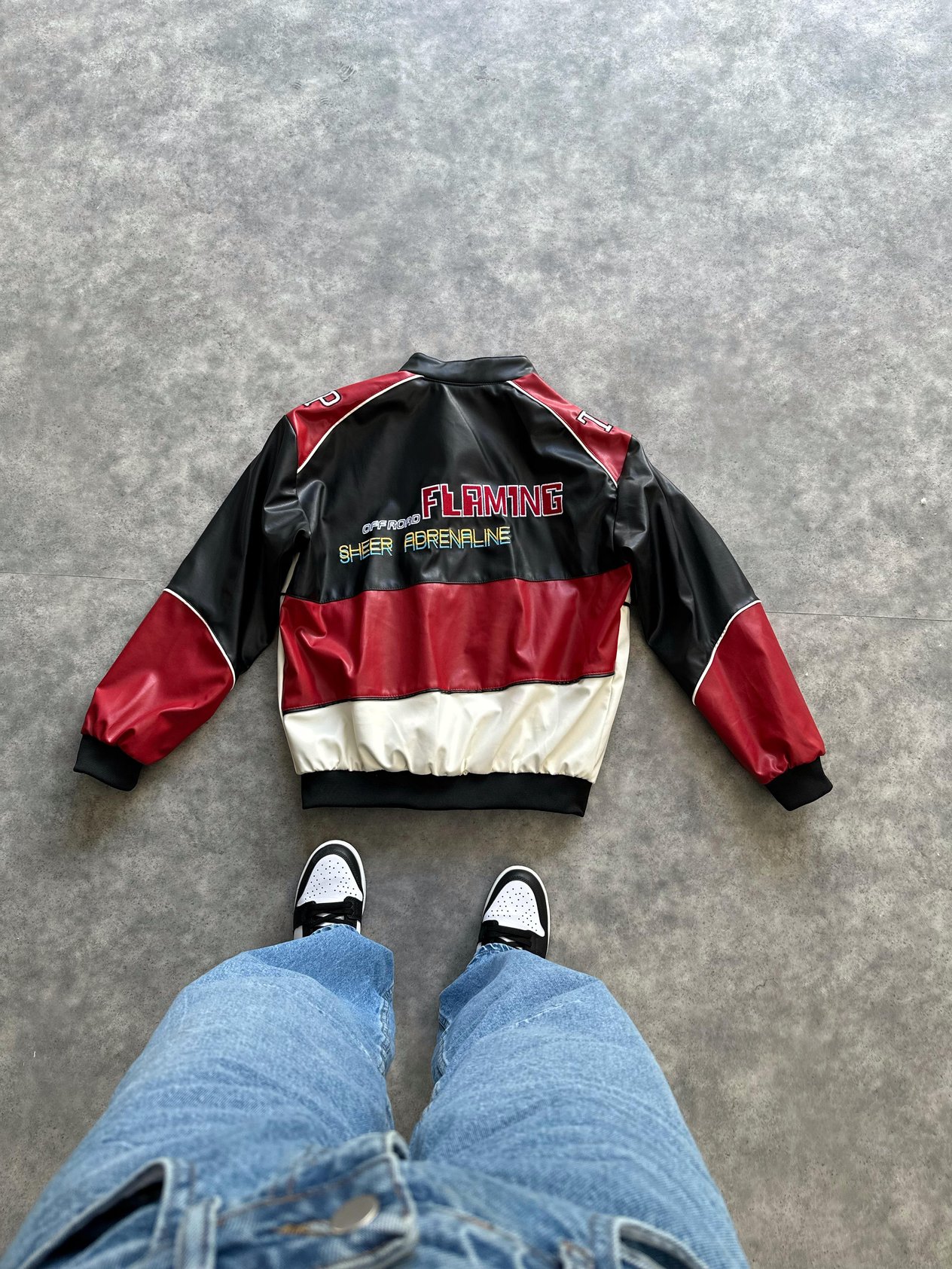 Wang Kırmızı Deri Bomber CeketGausCEKETGU002495