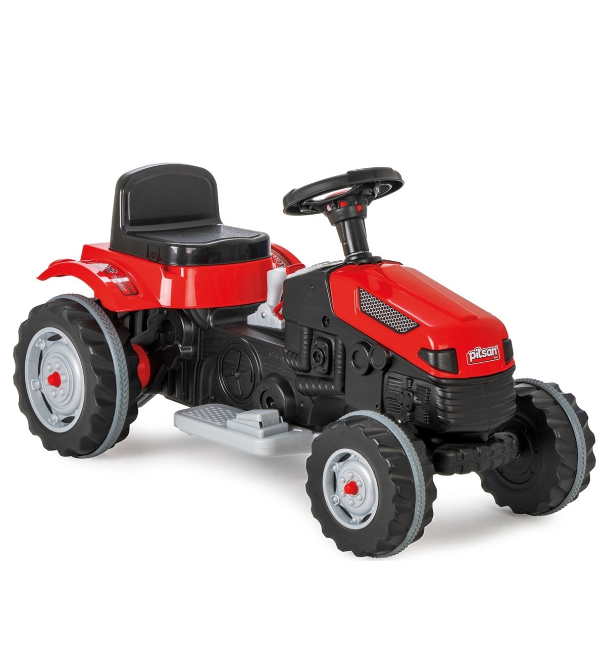 Pilsan Active Tractor 6V Akülü Traktör / Kırmızı