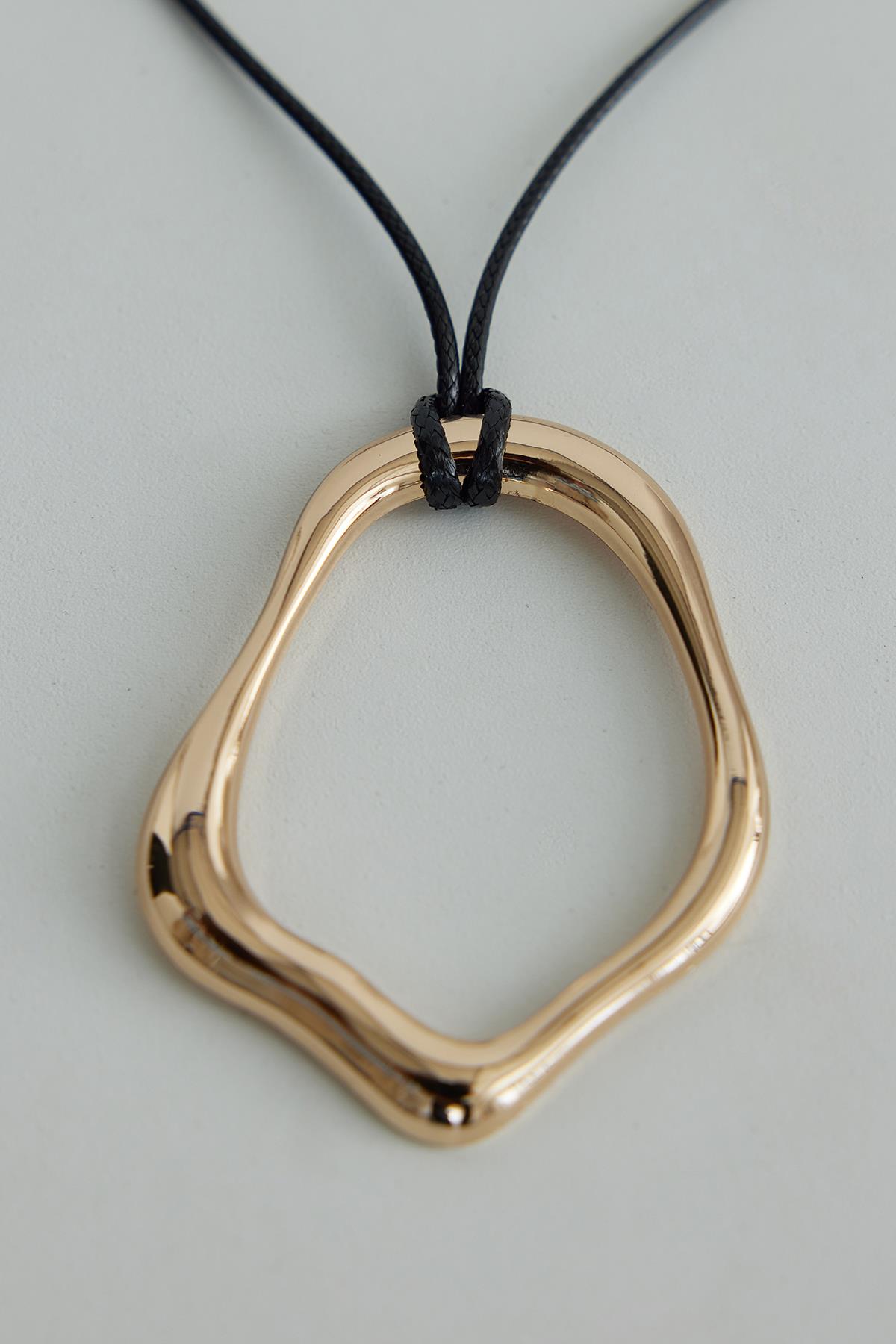 Gold Aria Asimetrik Kolye