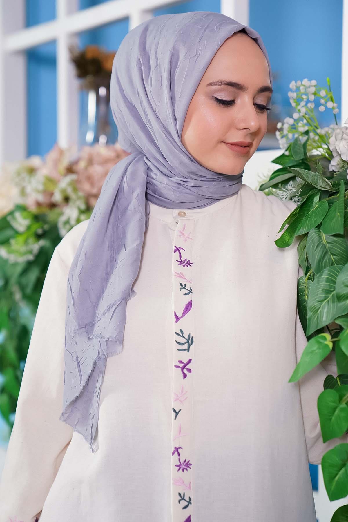 Bambu Şal Gri