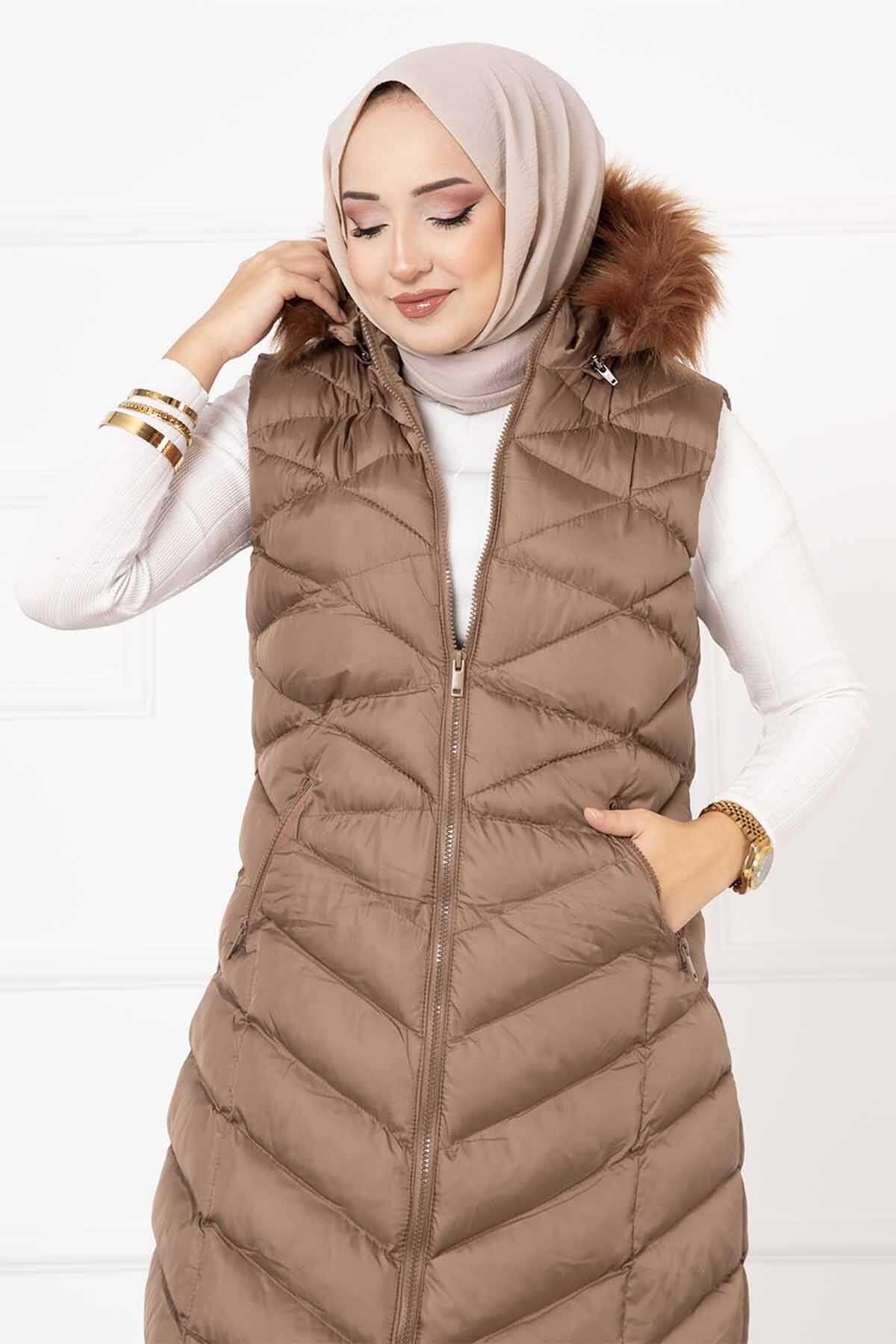 Çavuş Dolum Yelek Taba
