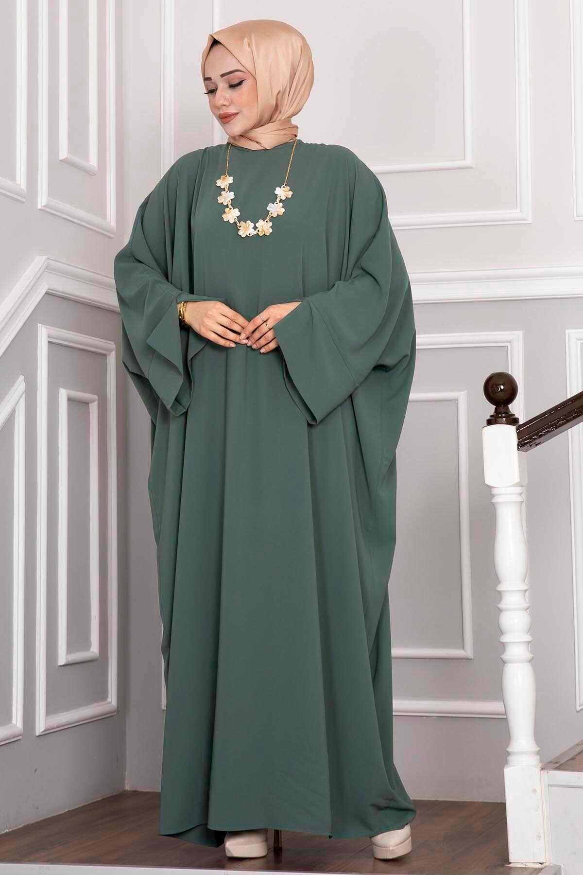 Ceyda Tesettür Abaya Mint