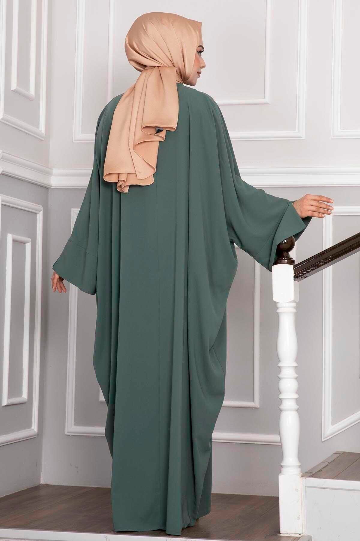 Ceyda Tesettür Abaya Mint