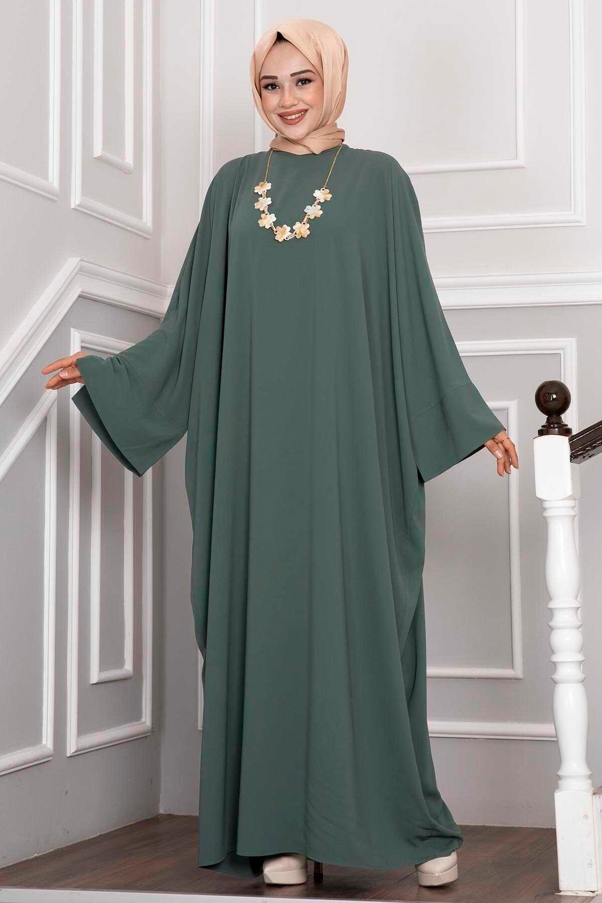 Ceyda Tesettür Abaya Mint