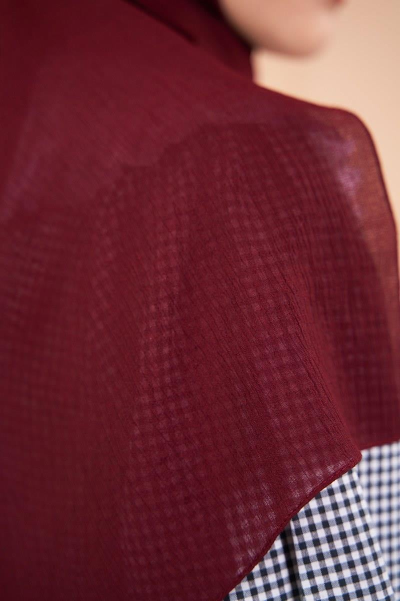 Elegant Serisi Bordo Şal