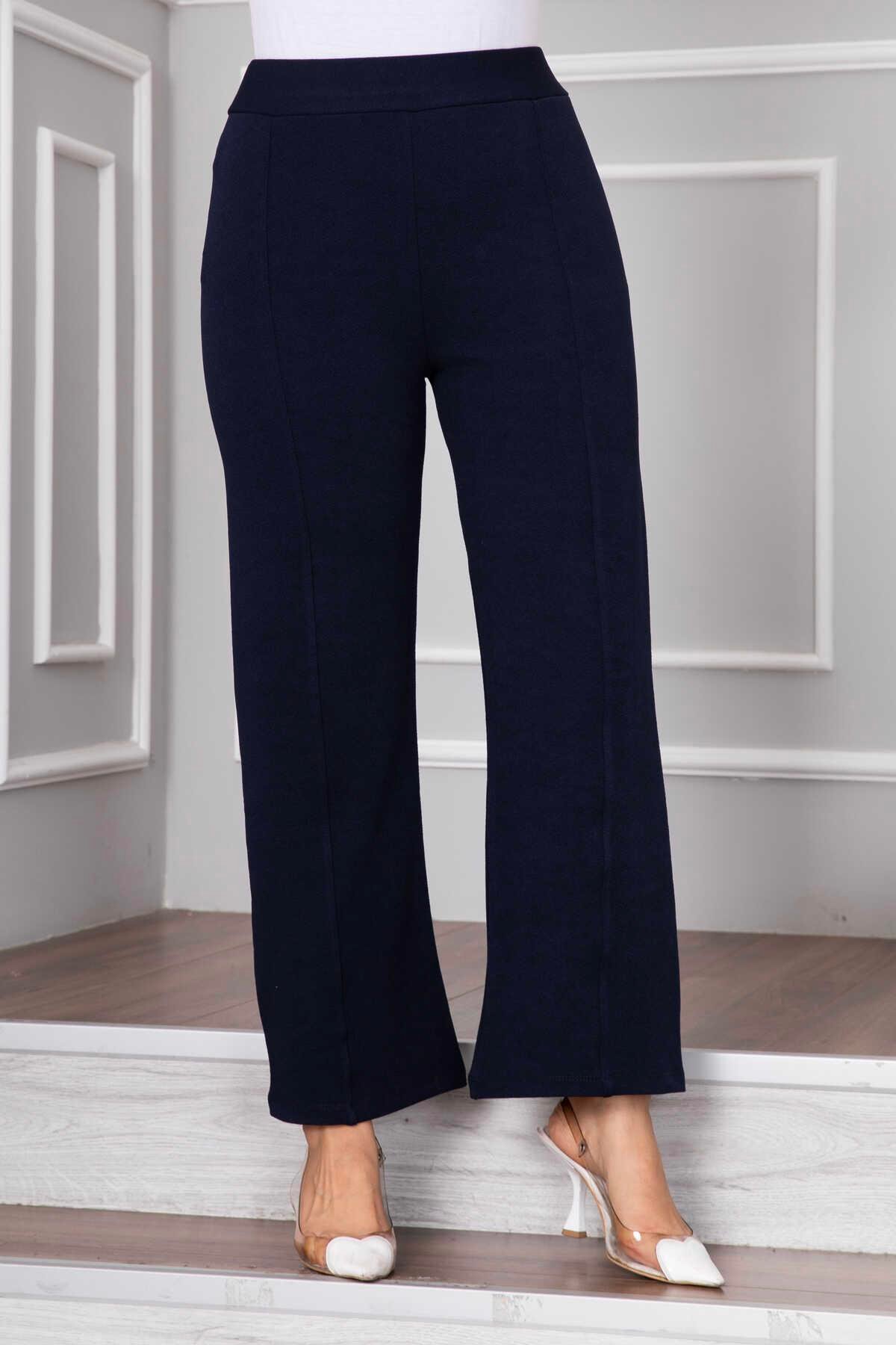 Geniş Paça Tesettür Pantolon Lacivert