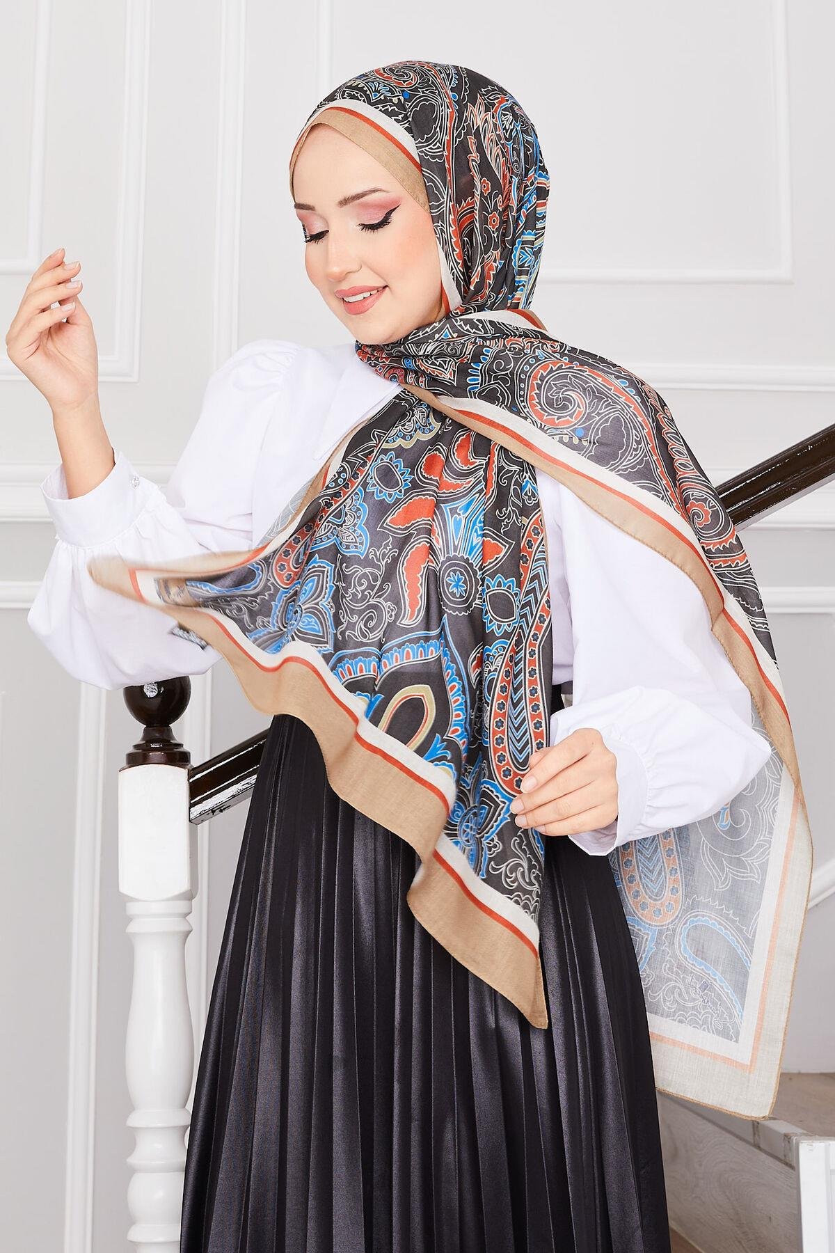 Levinya Desen Tesettür Şal -13