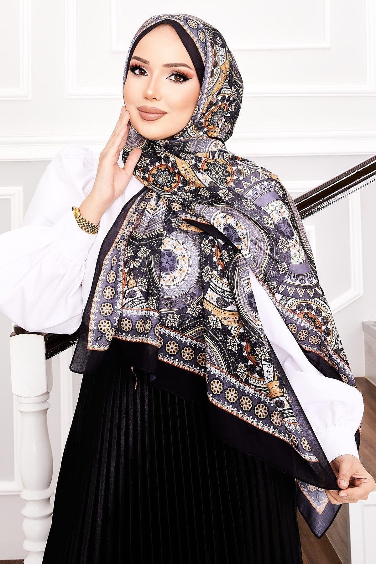 Mimoza Desen Soft Şal -6