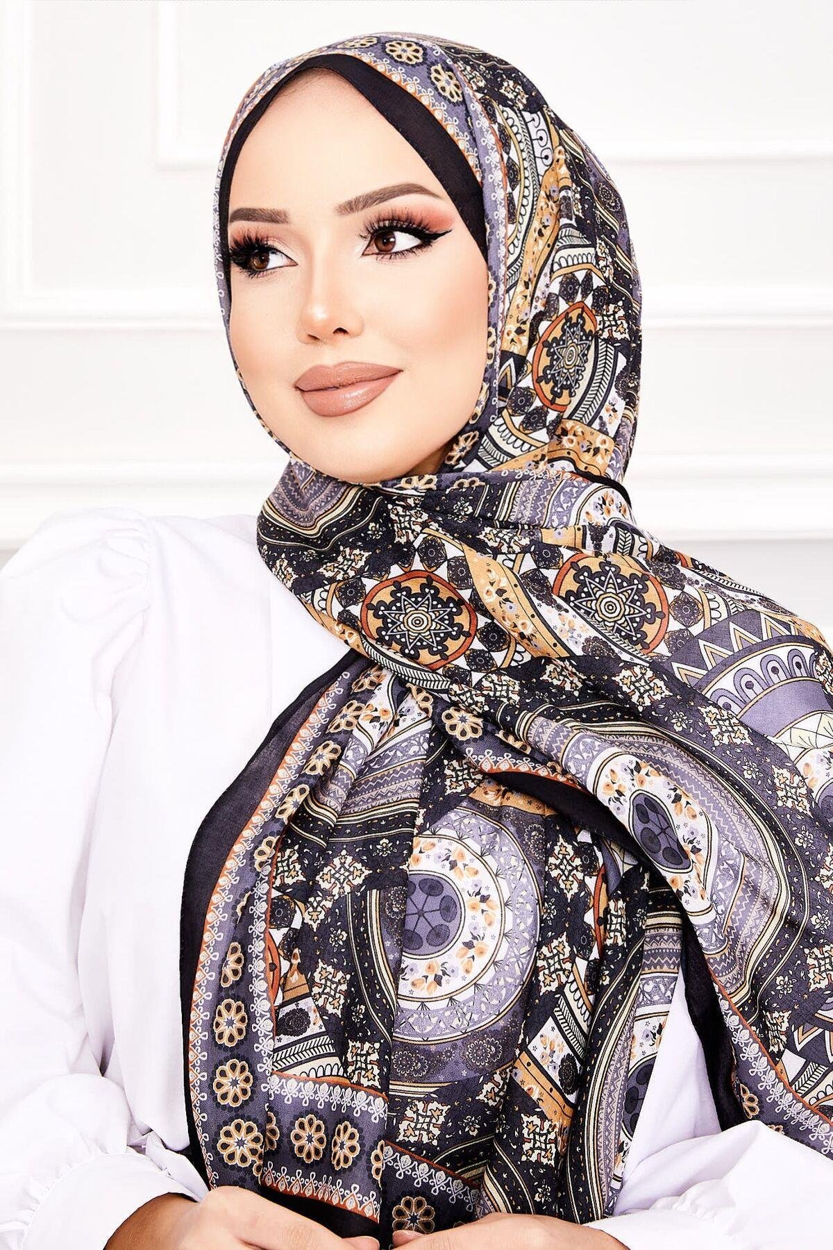 Mimoza Desen Soft Şal -6