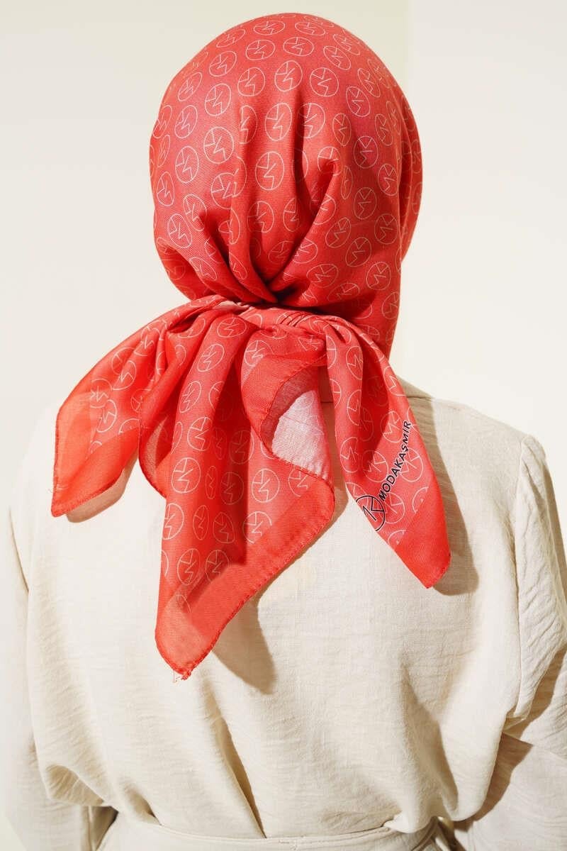 MK Desen Soft Eşarp Oranj