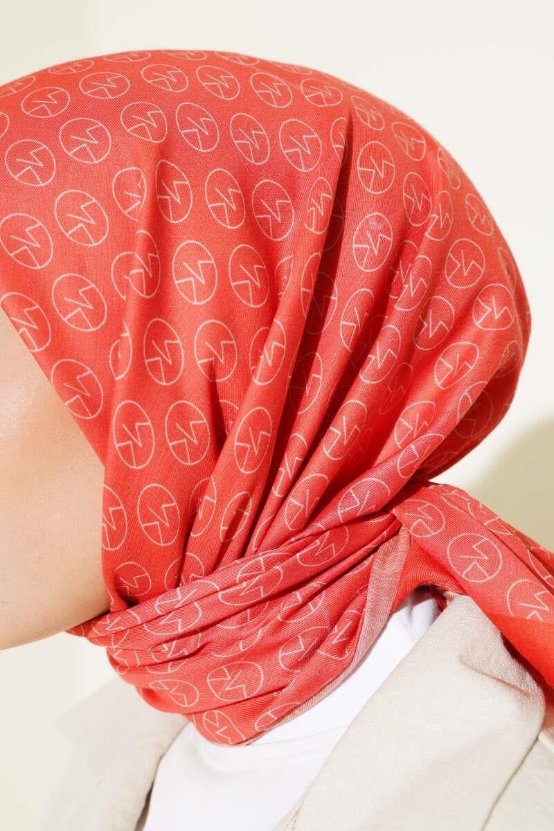 MK Desen Soft Eşarp Oranj
