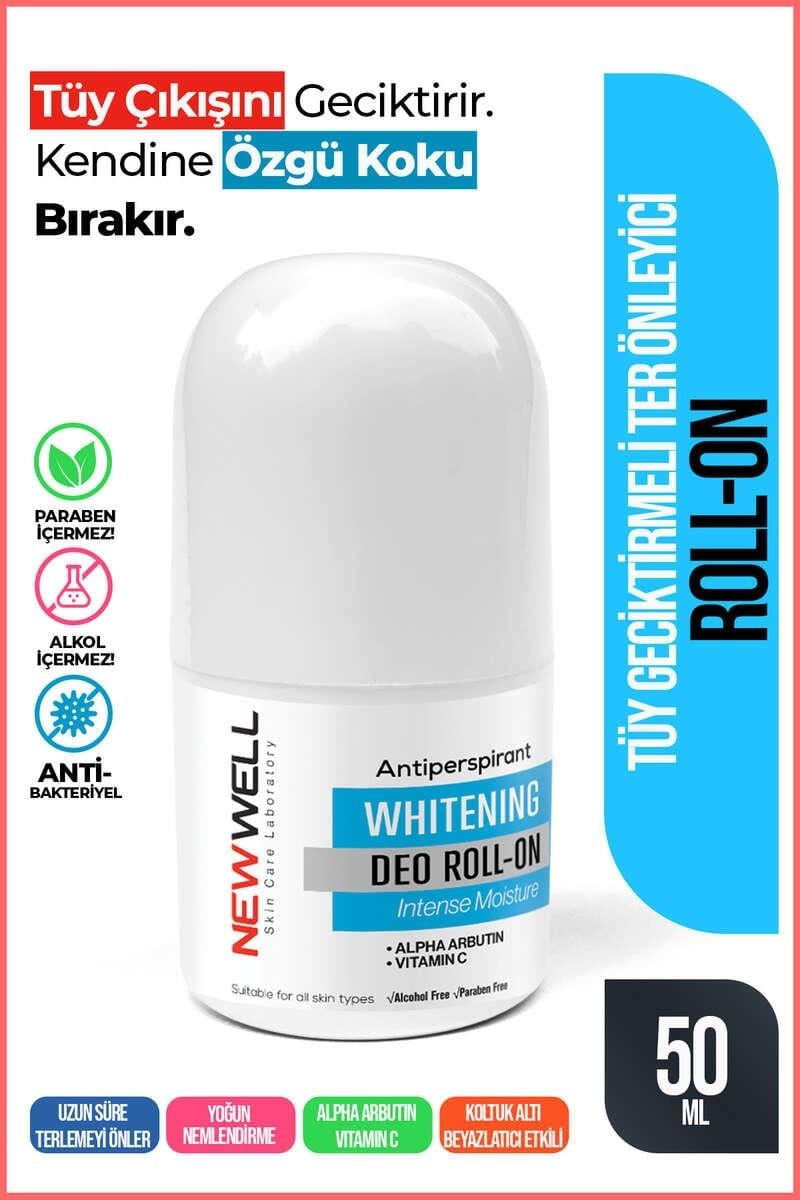 New Well Ter Önleyici Beyazlatıcı Roll-On 