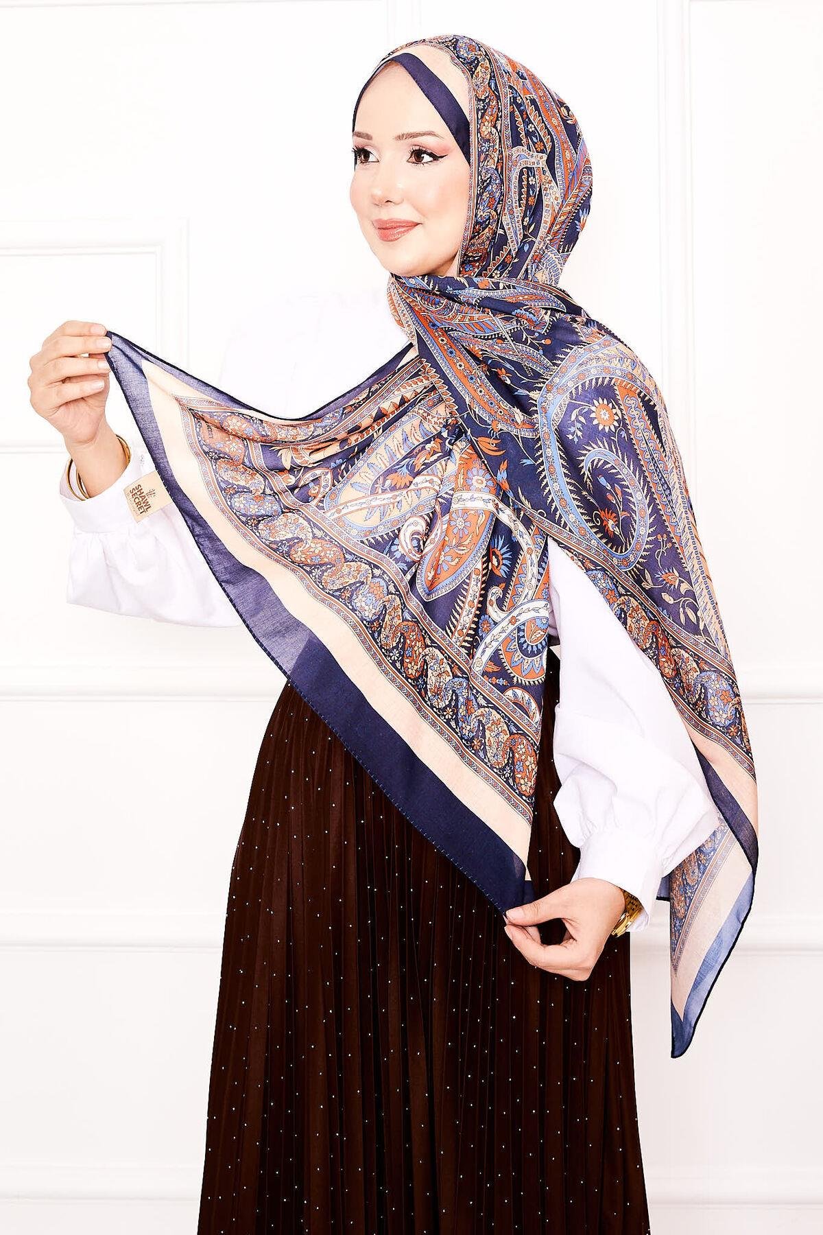 Otantik Desen Soft  Şal -7