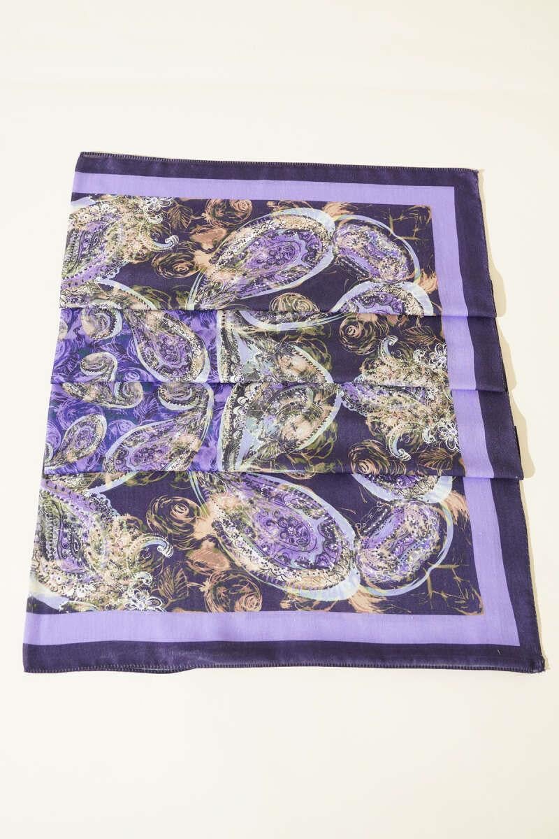 Otantik Paisley Desen 3'lü Eşarp Seti Asorti 2