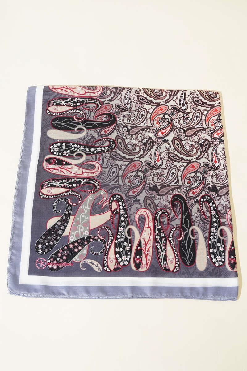 Paisley Desenli 3'lü Soft Pamuk Eşarp Asorti 2