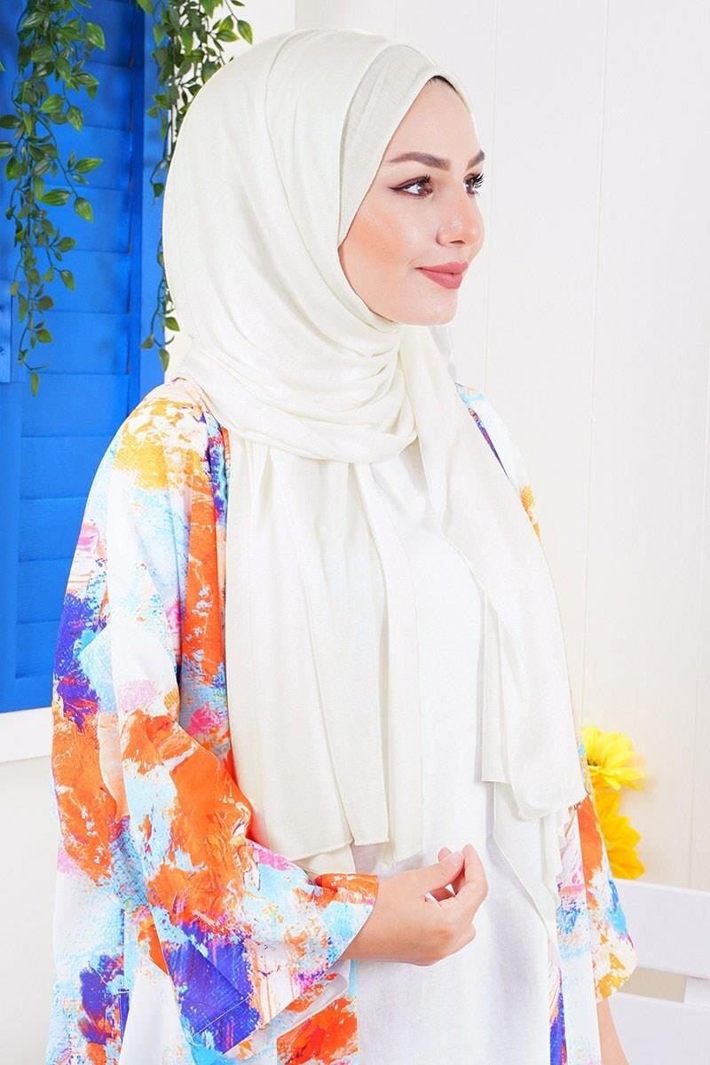 Penye Şal Ekru 