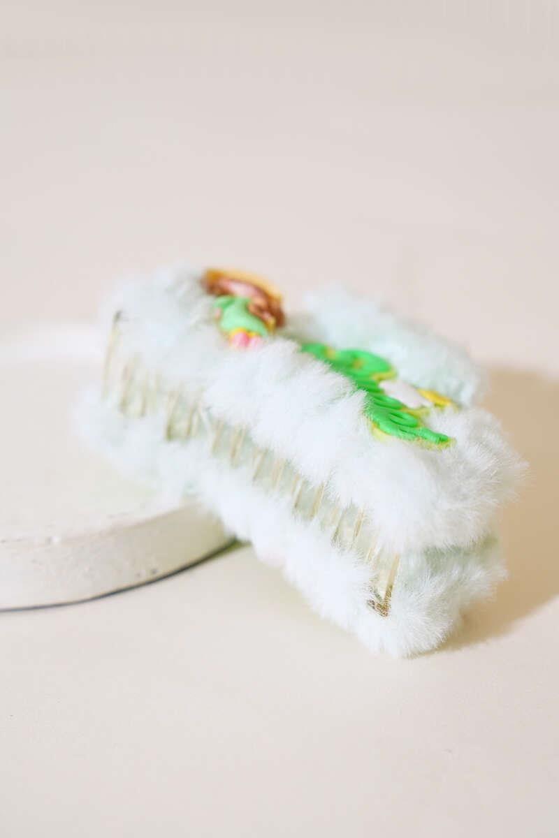 Sweet Peluş Mandal Toka Mint