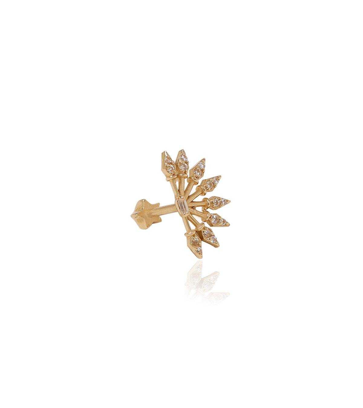 Taşlı Yelpaze Piercing (Tragus)