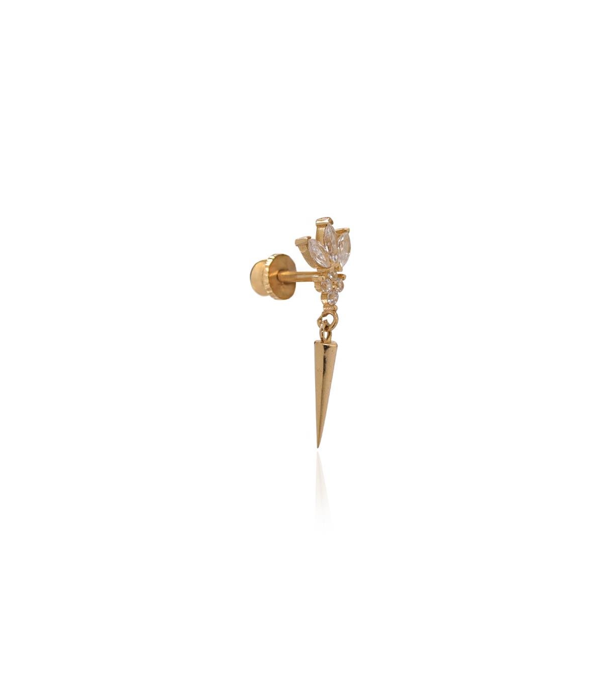 Koni Sallantılı Lotus Piercing (Tragus)