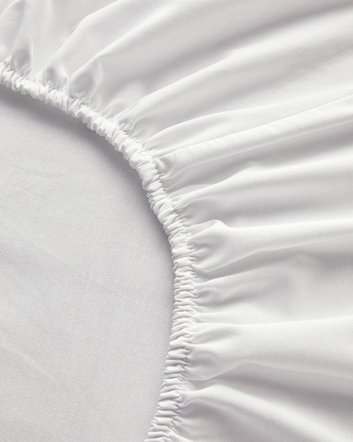  Lenjerie de pat completa pentru doua persoane, Diamond, bumbac-viscoza, 200x220 cm/160x200 cm/50x70 cm, alb
