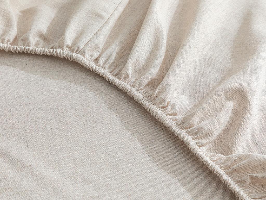 Billowy Set Lenjerie De Pat Dublu - Set Lenjerie De Pat Bumbac Poliester | English Home, 200 x 220 cm, Bej