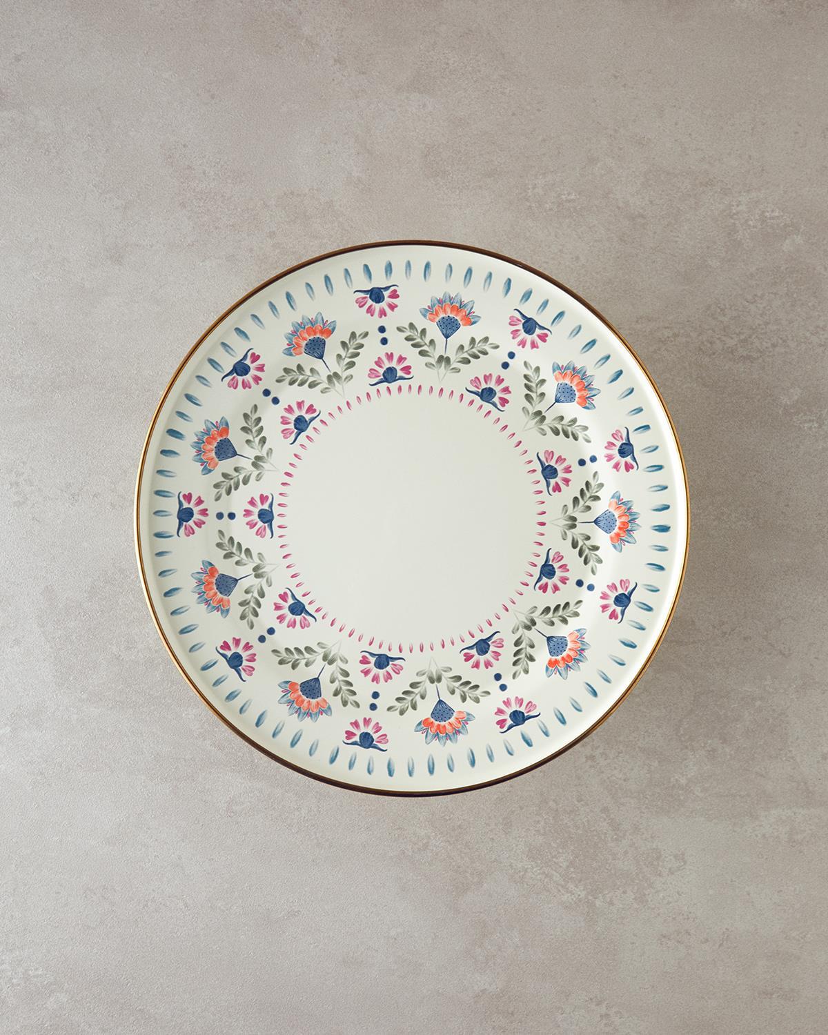 Email Platou Pentru Tort 31 cm Colorat