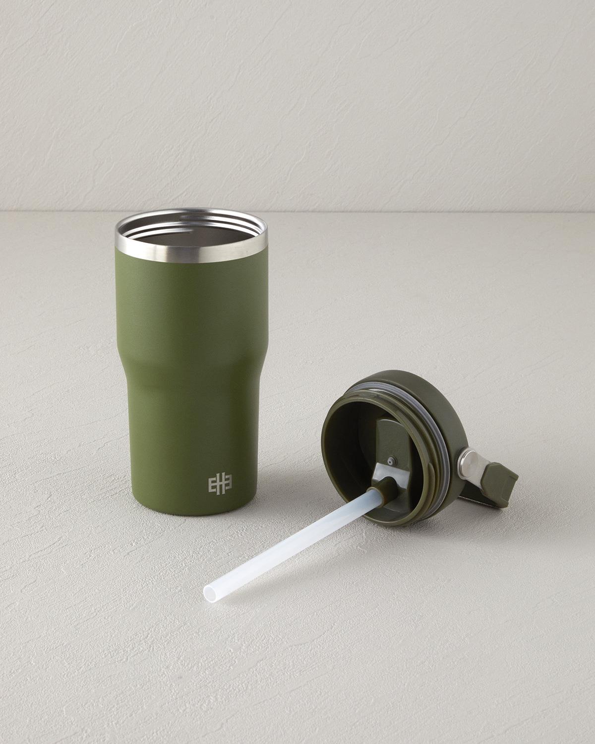 Fiera Oțel Inoxidabil Termos 600 ml Verde