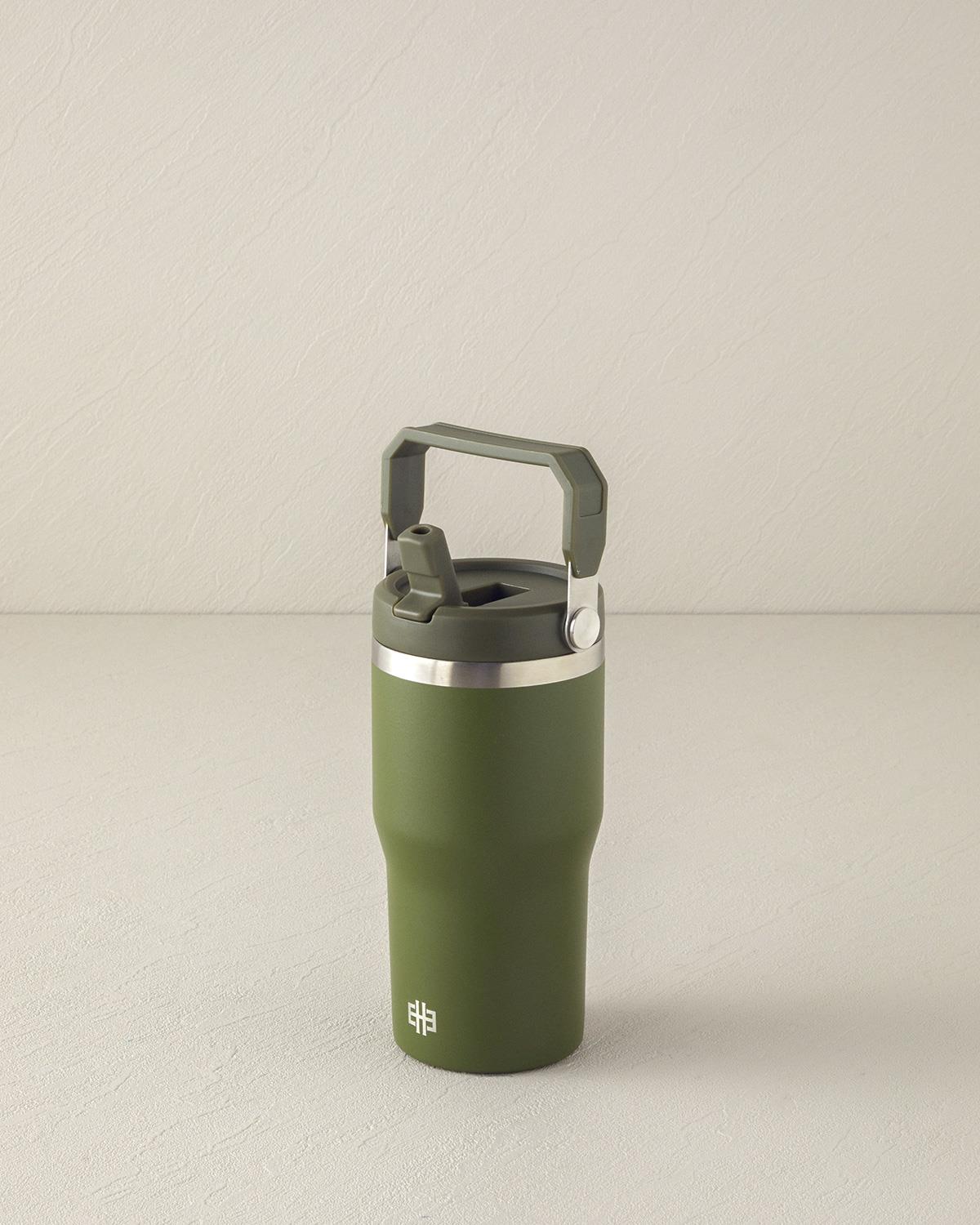 Fiera Oțel Inoxidabil Termos 600 ml Verde