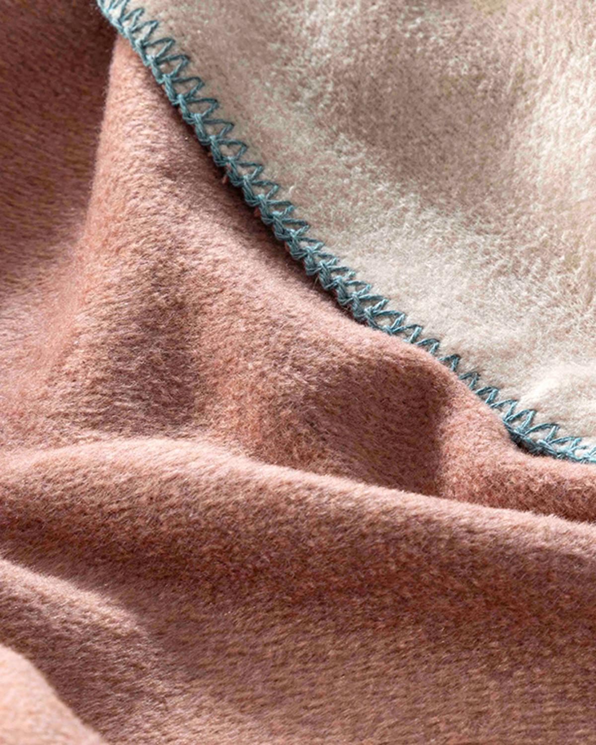 Plain Cotton For One Person Blanket 150x200 cm Powder - Dusty Rose