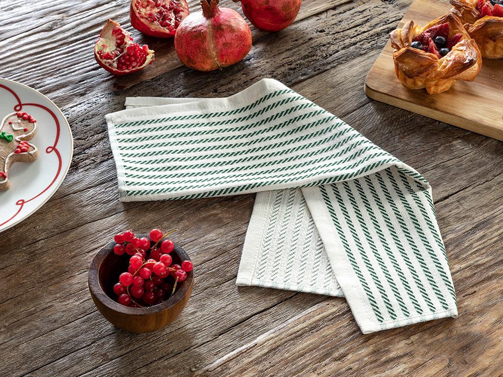Parallelo Cotton Drying Cloth 30x50 cm Green