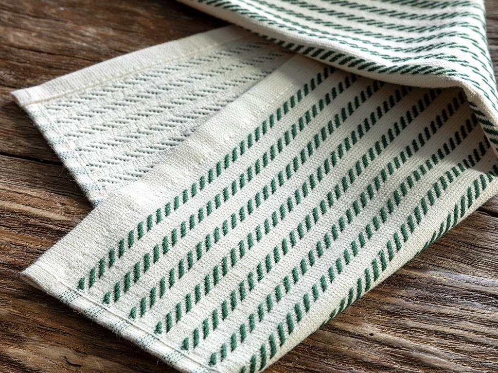 Parallelo Cotton Drying Cloth 30x50 cm Green