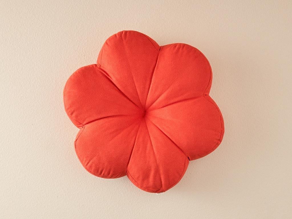 Pernă decorativă, Bloom, poliester, 40 cm, cărămiziu