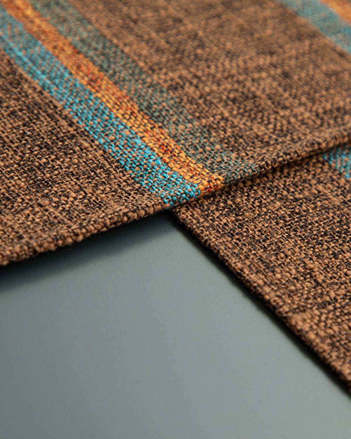 Big lines Polyestere 2 Set Place Mat 30x45 cm Brown