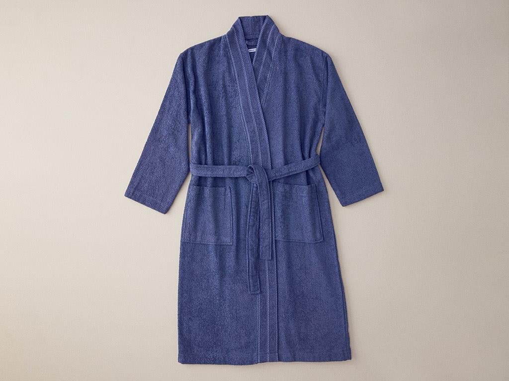 Soft Cottony Bathrobe L-XL Anthracite