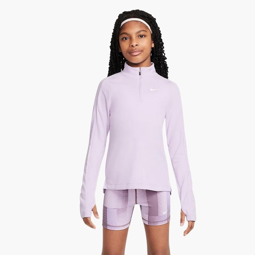 Nike Dri-FIT Kız Çocuk Sweatshirt - Açık Pembe