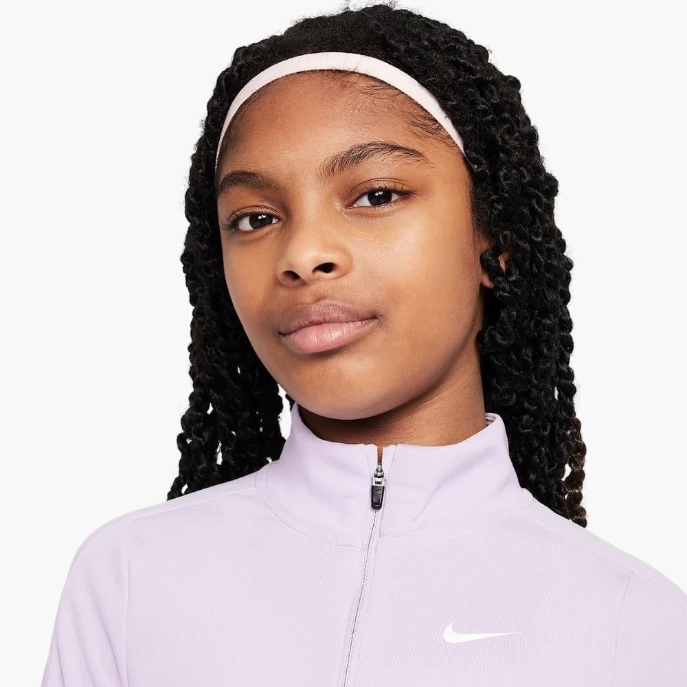 Nike Dri-FIT Kız Çocuk Sweatshirt - Açık Pembe