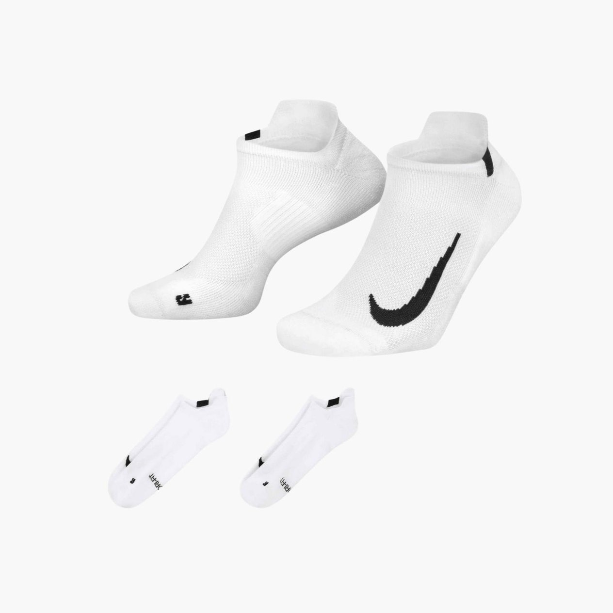 Nike Multiplier Running No-Show Unisex 2'li Çorap