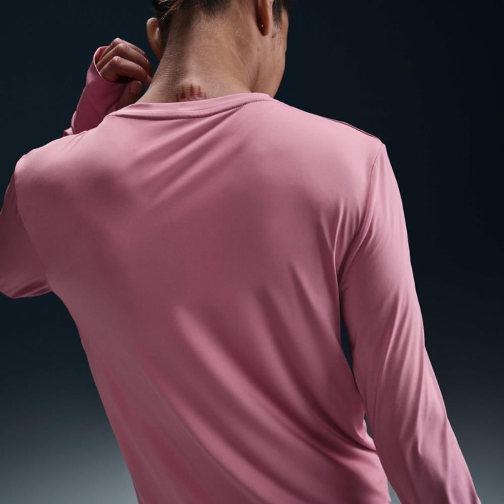 Nike One Classic Dri-FIT Uzun Kollu Üst - Pembe
