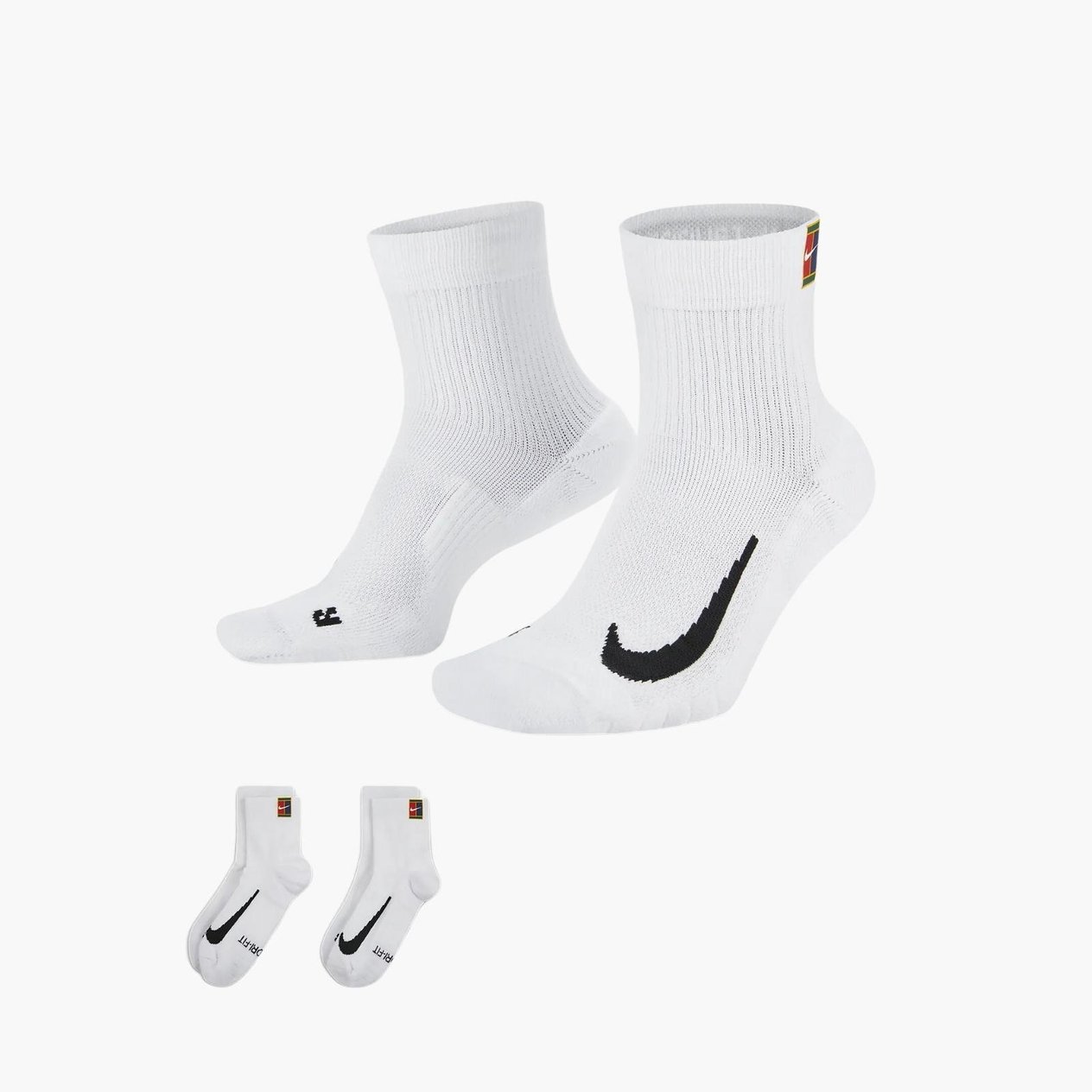 NikeCourt Multiplier Max Çorap 2'li