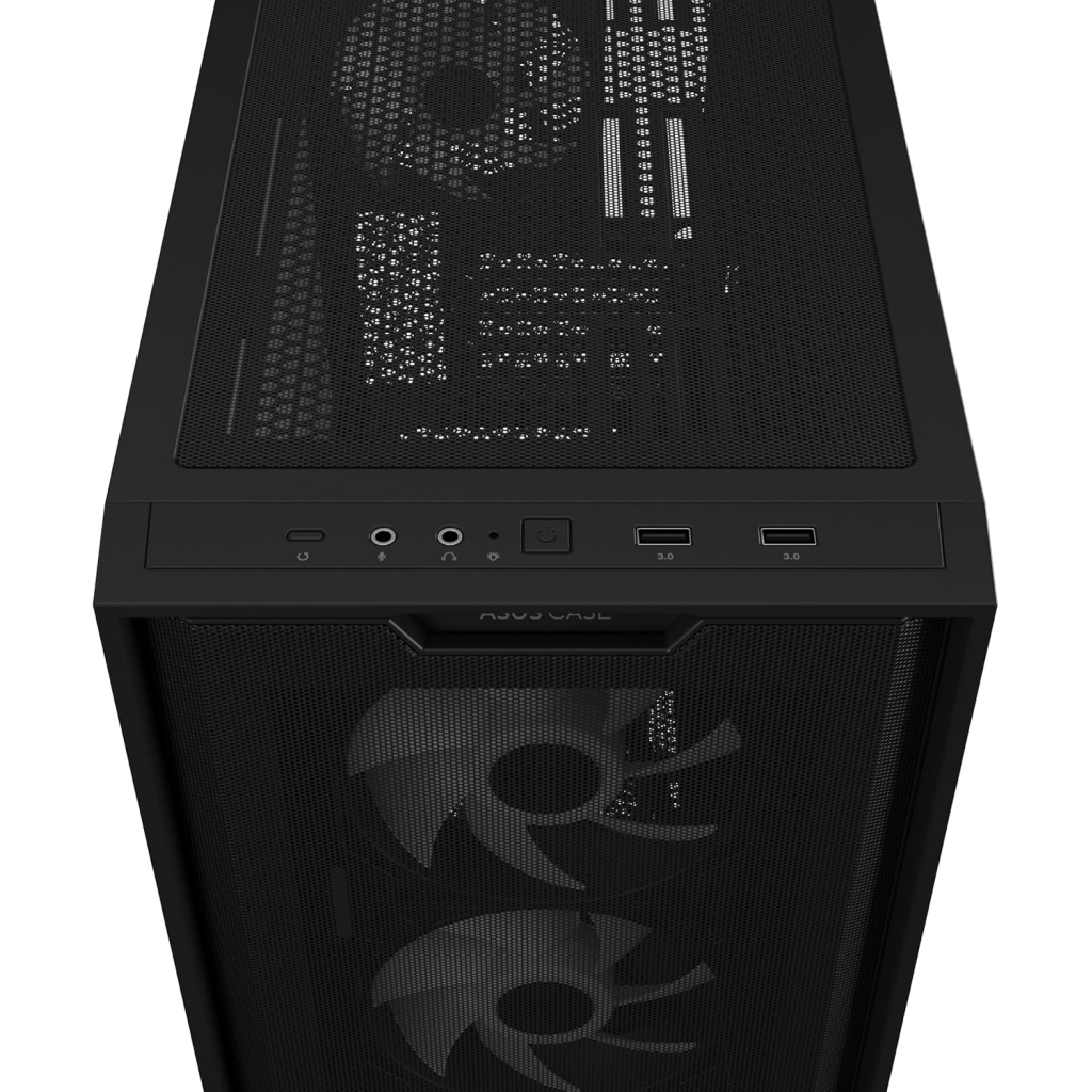 ASUS A21 PLUS, PSU YOK, Tempered Glass, ARGB, Micro ATX, GAMING KASA