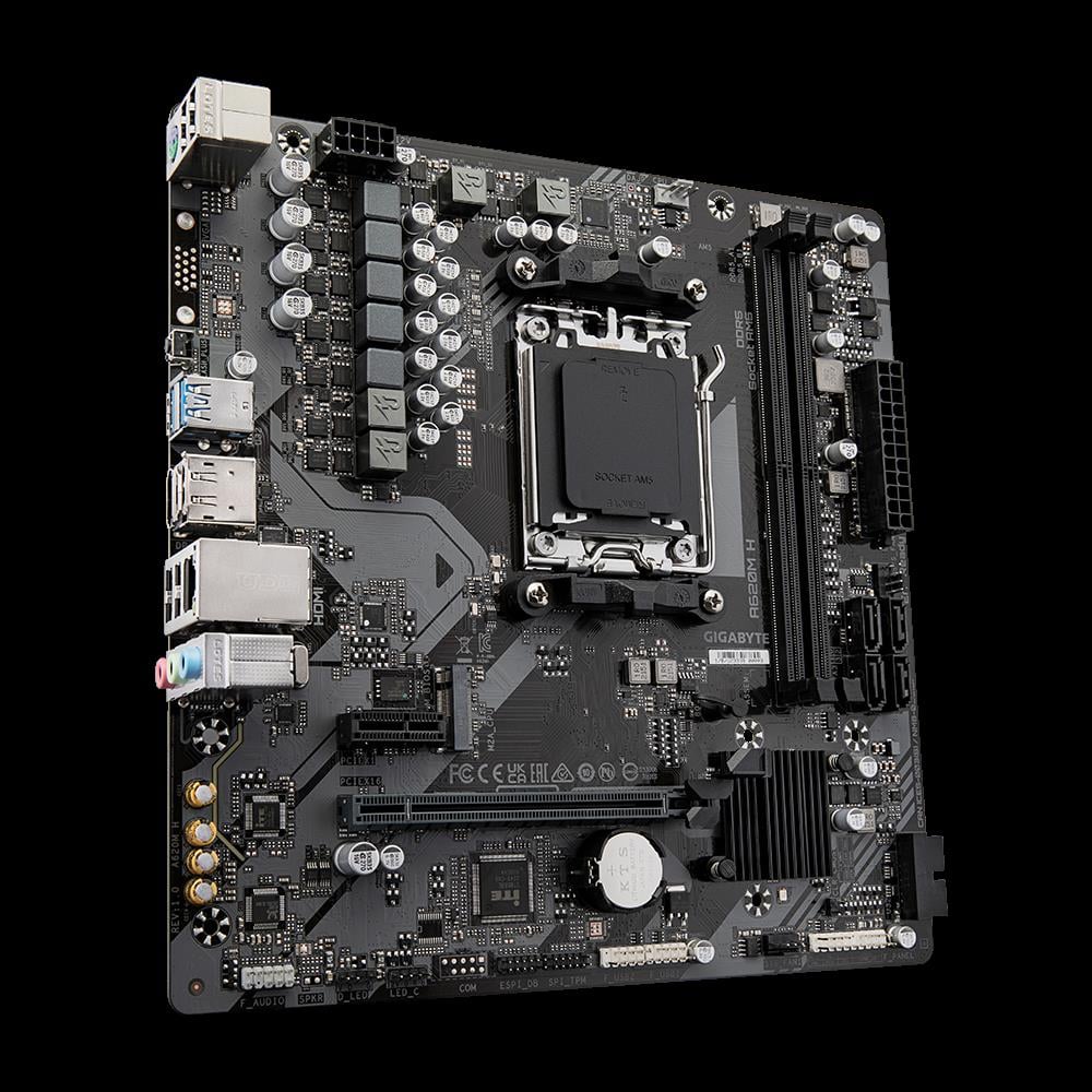 GIGABYTE A620M H DDR5 6400(OC) HDMI DP MATX AM5 