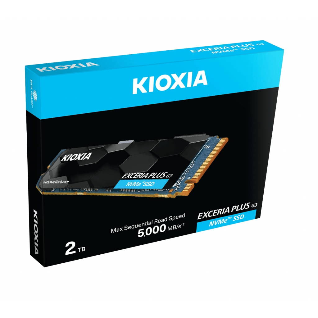 KIOXIA EXCERIA PLUS G3, LSD10Z002TG8, 2TB, 5000/3900, Gen4, NVME PCIe M.2, SSD (TOSHIBA OCZ)