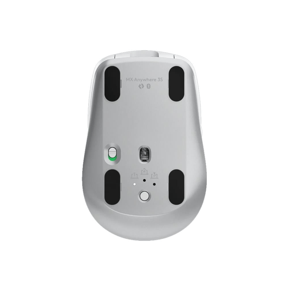 LOGITECH 910-006930, MX Anywhere 3S, Beyaz, Bluetooth, 8000dpi, Lazer, 6 Tuşlu, USB-C den şarj edilebilir, Mouse