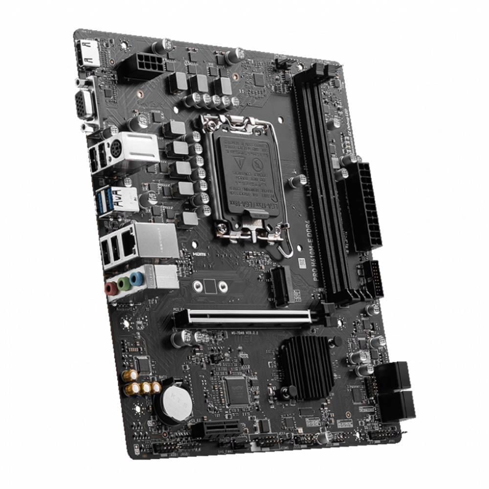 MSI PRO H610M-E H610 DDR5 Vga GLan mATX HDMI M2 USB3.2 1700p Anakart
